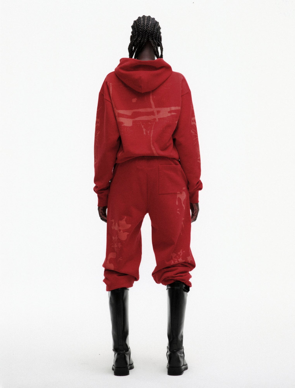Sp5der X-Ray Hoodie - Red