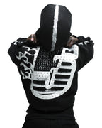 Sp5der Screaming Eagle Hoodie - Black