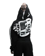Sp5der Screaming Eagle Hoodie - Black