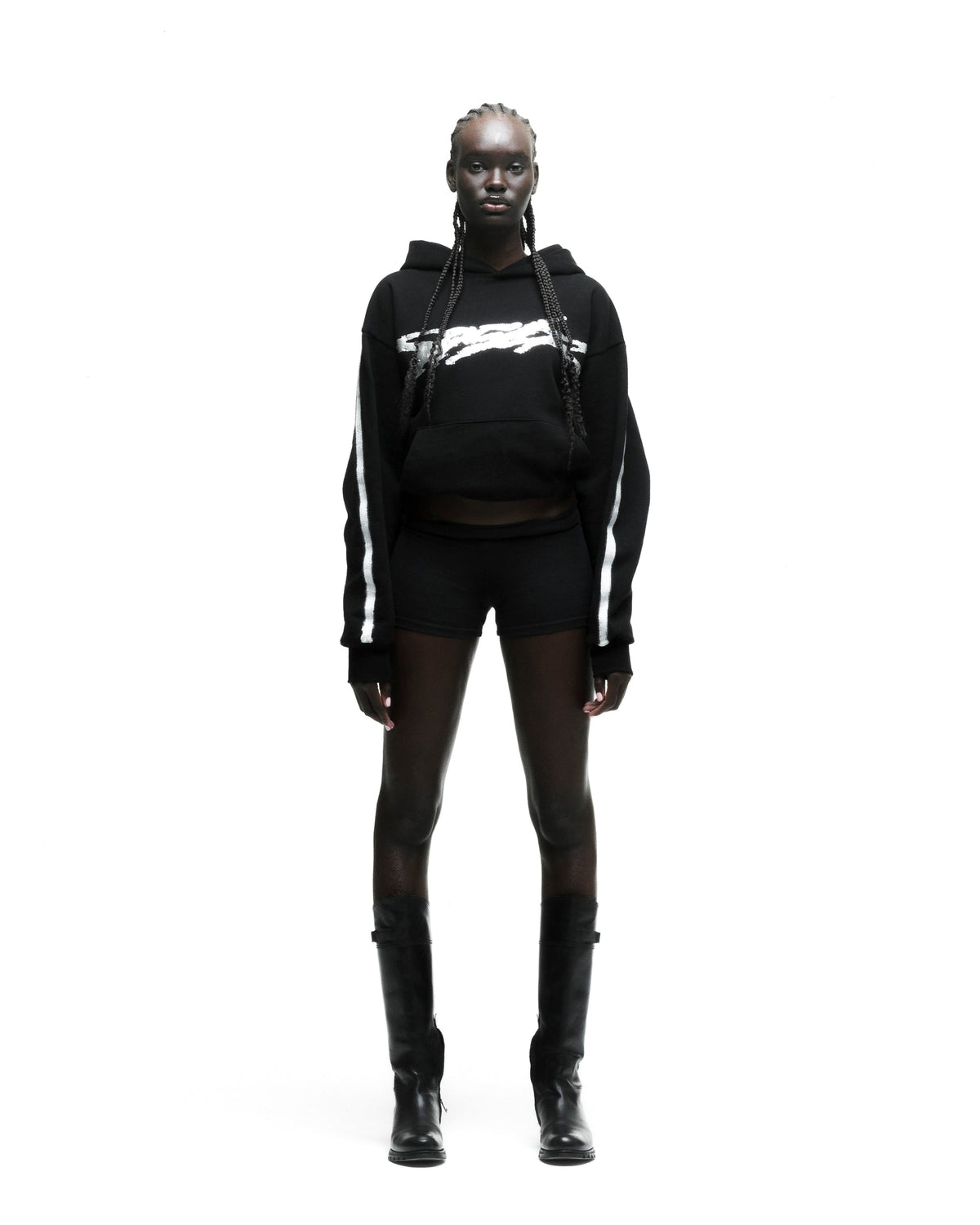 Sp5der Screaming Eagle Hoodie - Black
