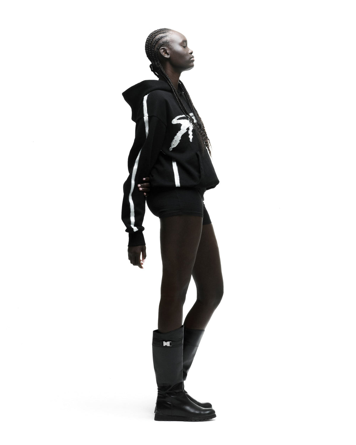 Sp5der Screaming Eagle Hoodie - Black