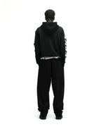 Sp5der Mx555 Zip Hoodie - Black