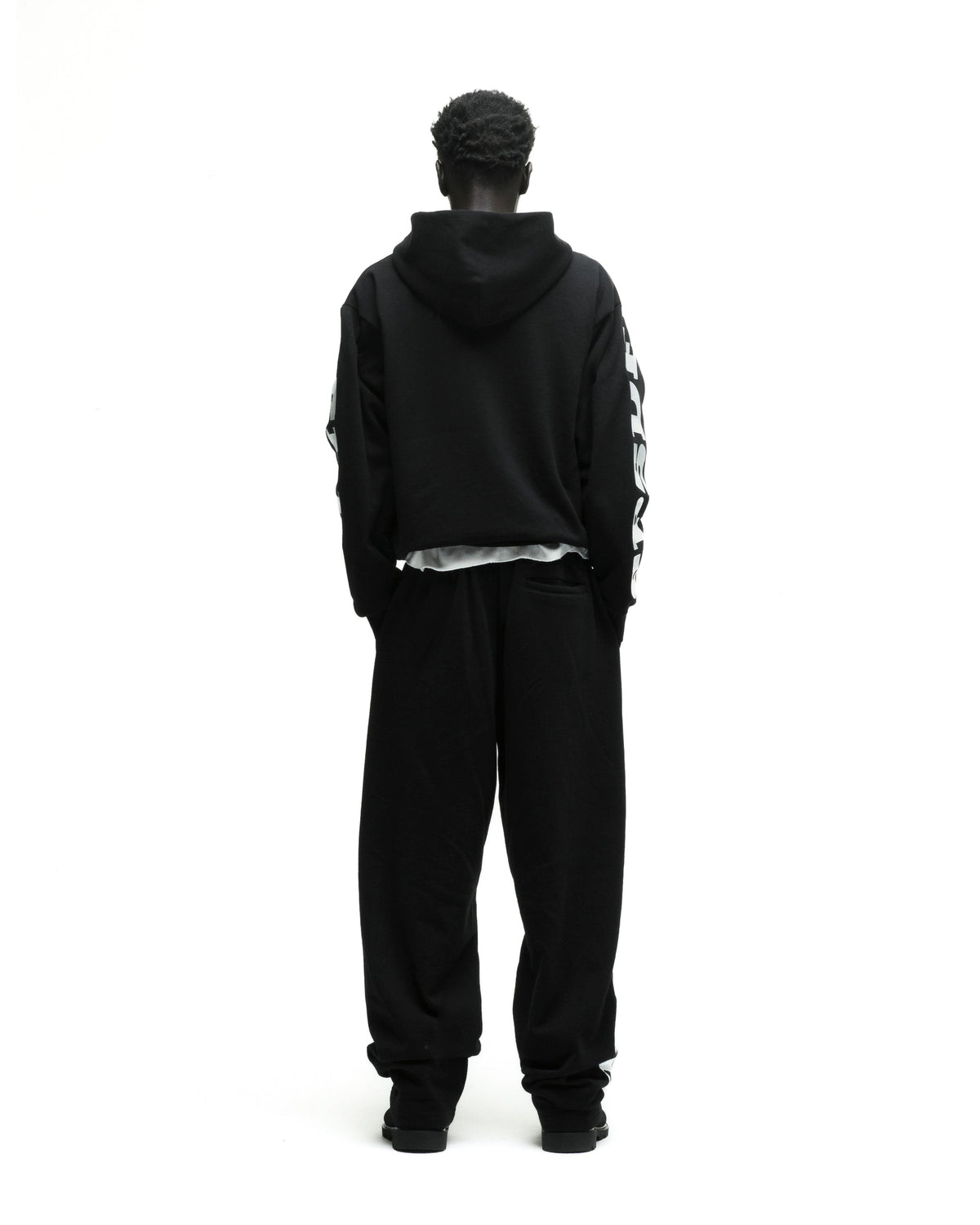 Sp5der Mx555 Zip Hoodie - Black