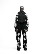 Sp5der Mx555 Zip Hoodie - Black