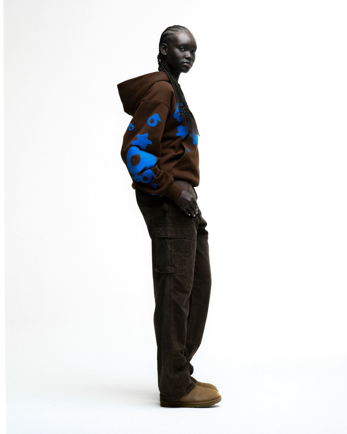 Sp5der Beluga Hoodie - Brown