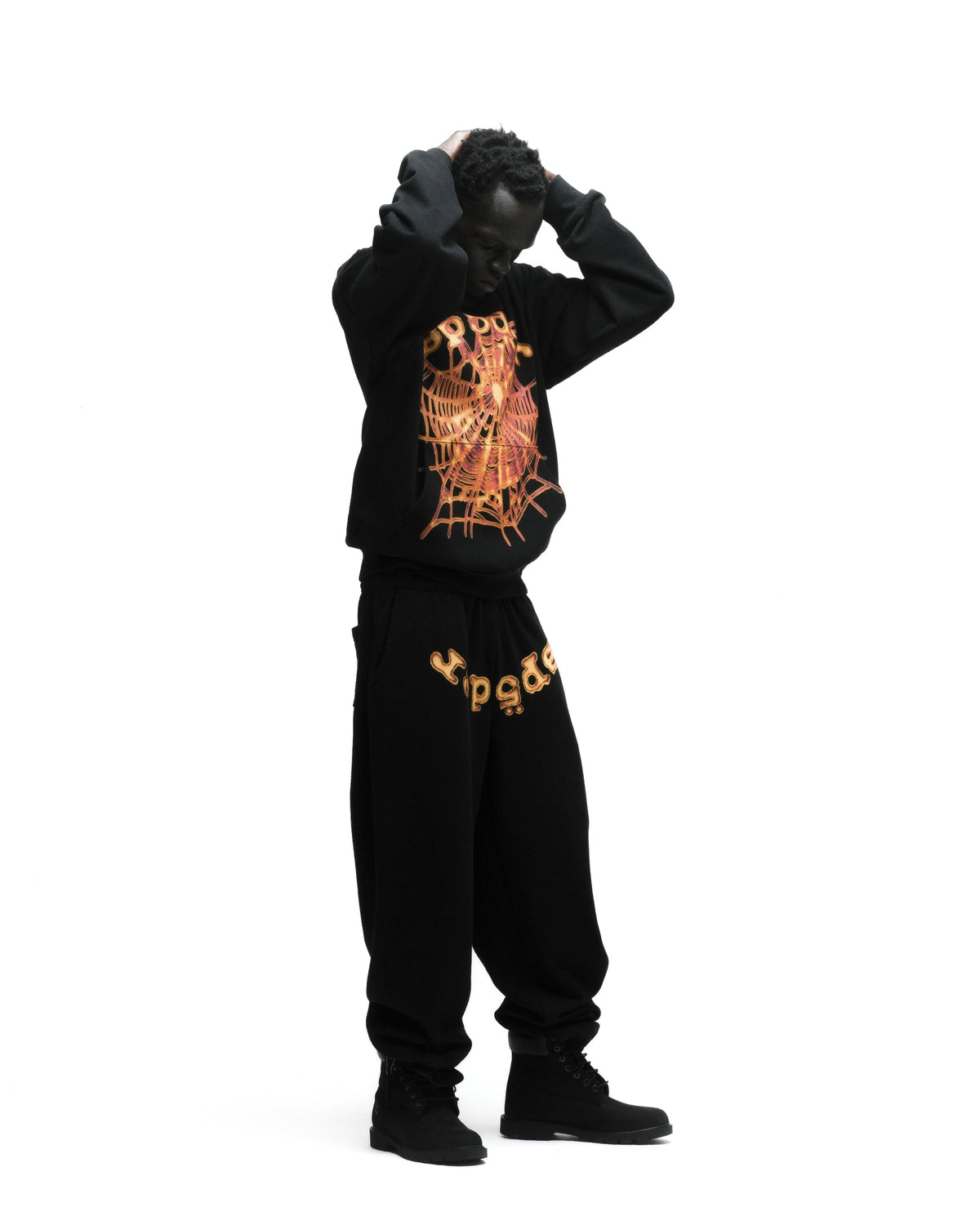 Sp5der Og Web V2 Hoodie - Black