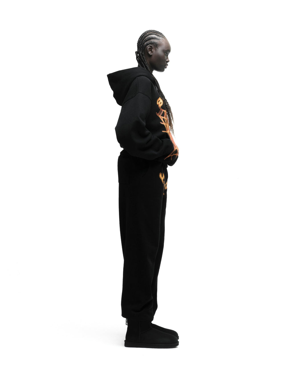Sp5der Og Web V2 Hoodie - Black
