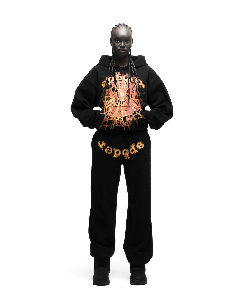Sp5der Og Web V2 Hoodie - Black
