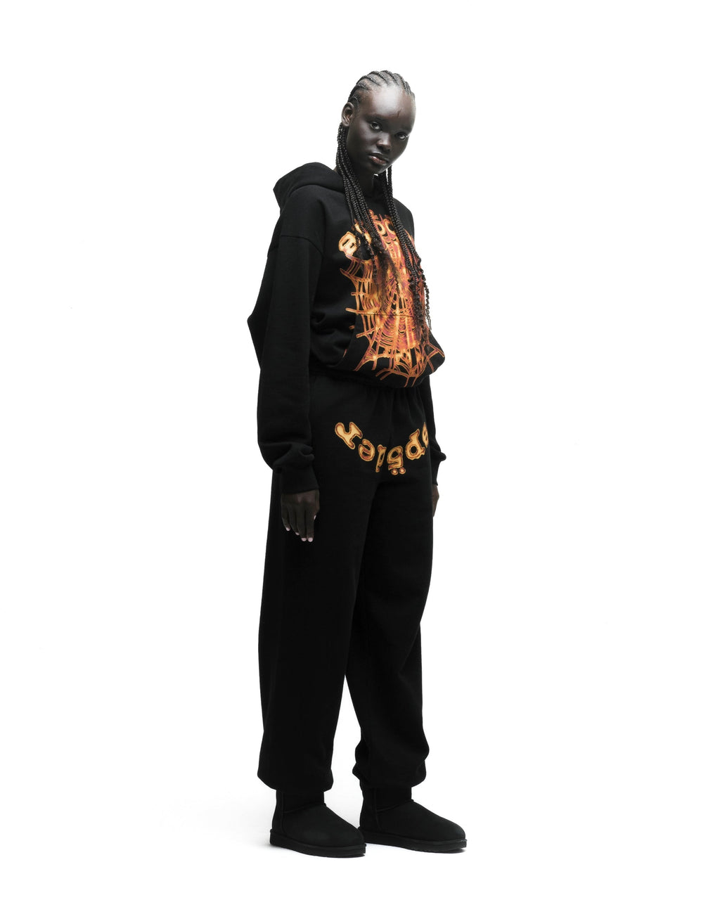 Sp5der Og Web V2 Hoodie - Black