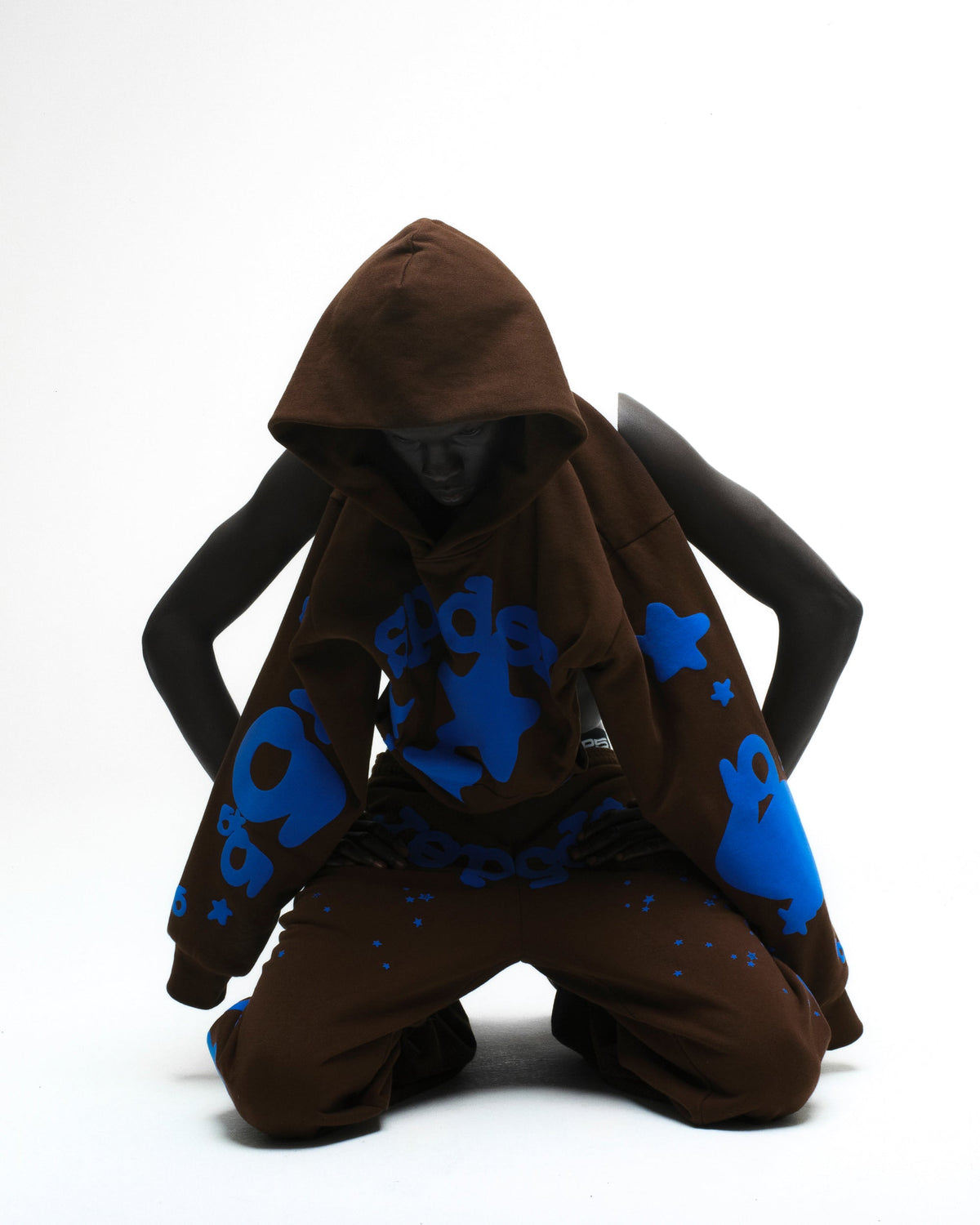Sp5der Beluga Hoodie - Brown