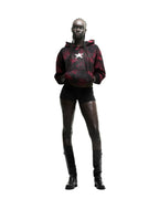 Sp5der Plaid Splatt Hoodie - Black