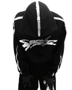 Sp5der Screaming Eagle Hoodie - Black