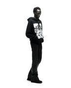 Sp5der Sp555 Zip Hoodie - Black