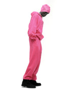 Sp5der Rhinestone Silk Hoodie - Pink