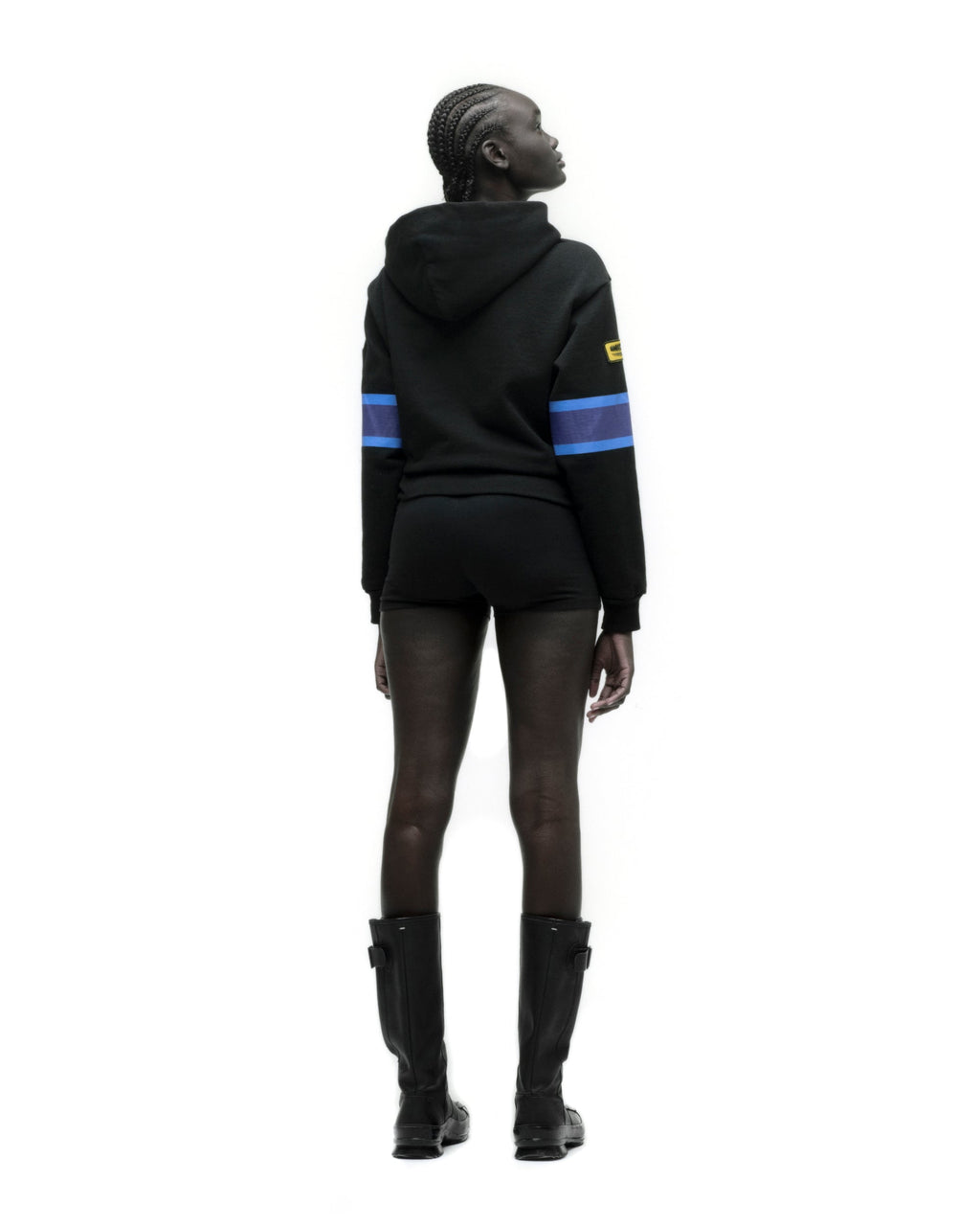 Sp5der Gt Zip Hoodie - Black