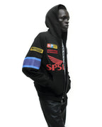 Sp5der Gt Zip Hoodie - Black