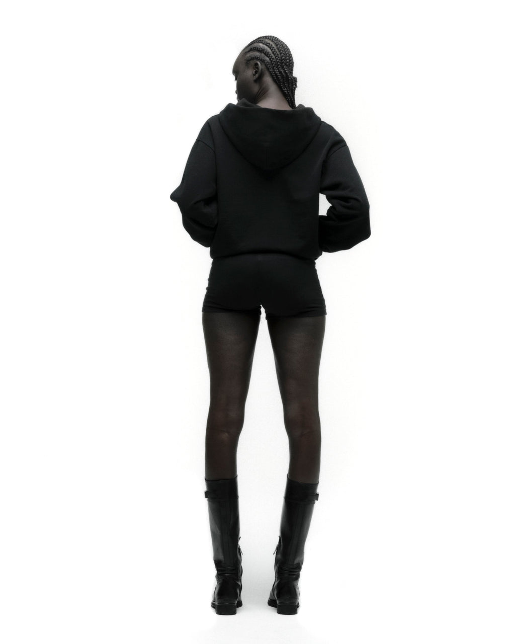 Sp5der Sp555 Zip Hoodie - Black