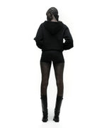 Sp5der Sp555 Zip Hoodie - Black