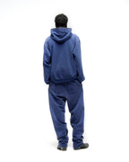 Sp5der Punk V3 Studded Hoodie - Blue