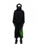 Sp5der Heavy Web Hoodie - Black