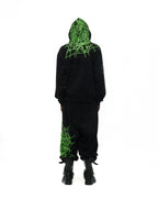 Sp5der Heavy Web Hoodie - Black
