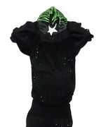 Sp5der Heavy Web Hoodie - Black