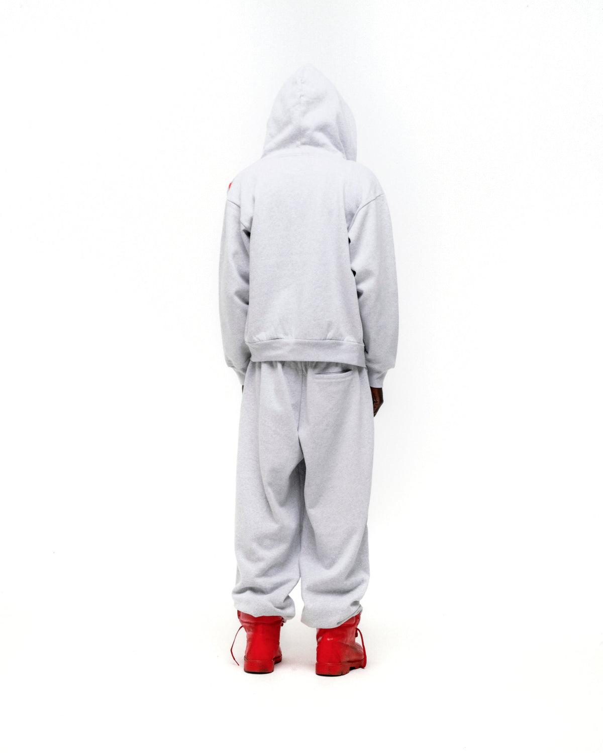Sp5der Mx555 Zip Hoodie - Heather Grey