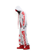 Sp5der Mx555 Zip Hoodie - Heather Grey