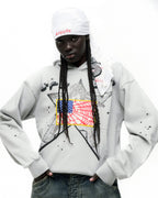 Sp5der Star Girl Hoodie - Sport Grey