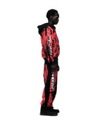 Sp5der Jp5 Moto Hoodie - Black