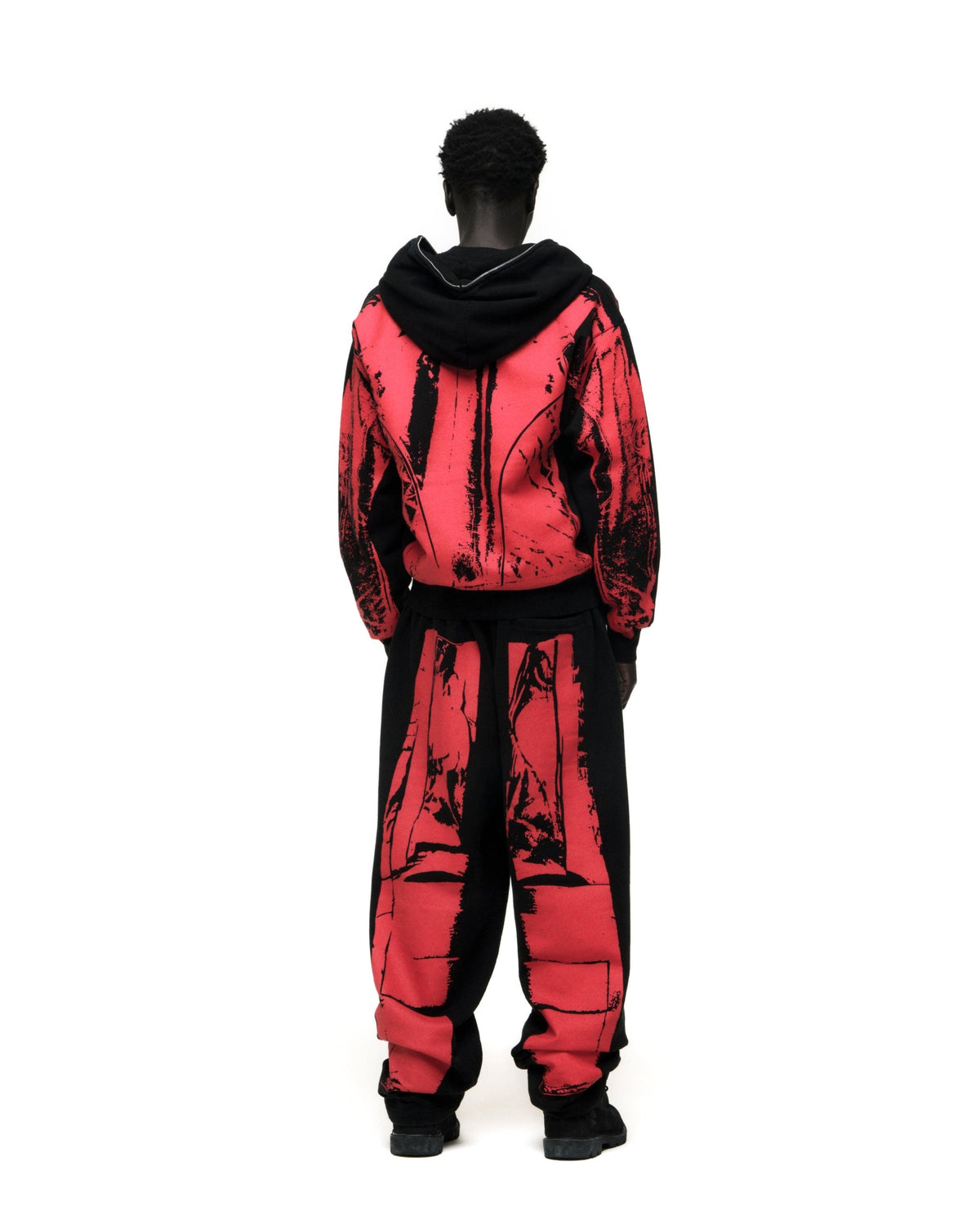 Sp5der Jp5 Moto Hoodie - Black