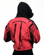 Sp5der Jp5 Moto Hoodie - Black