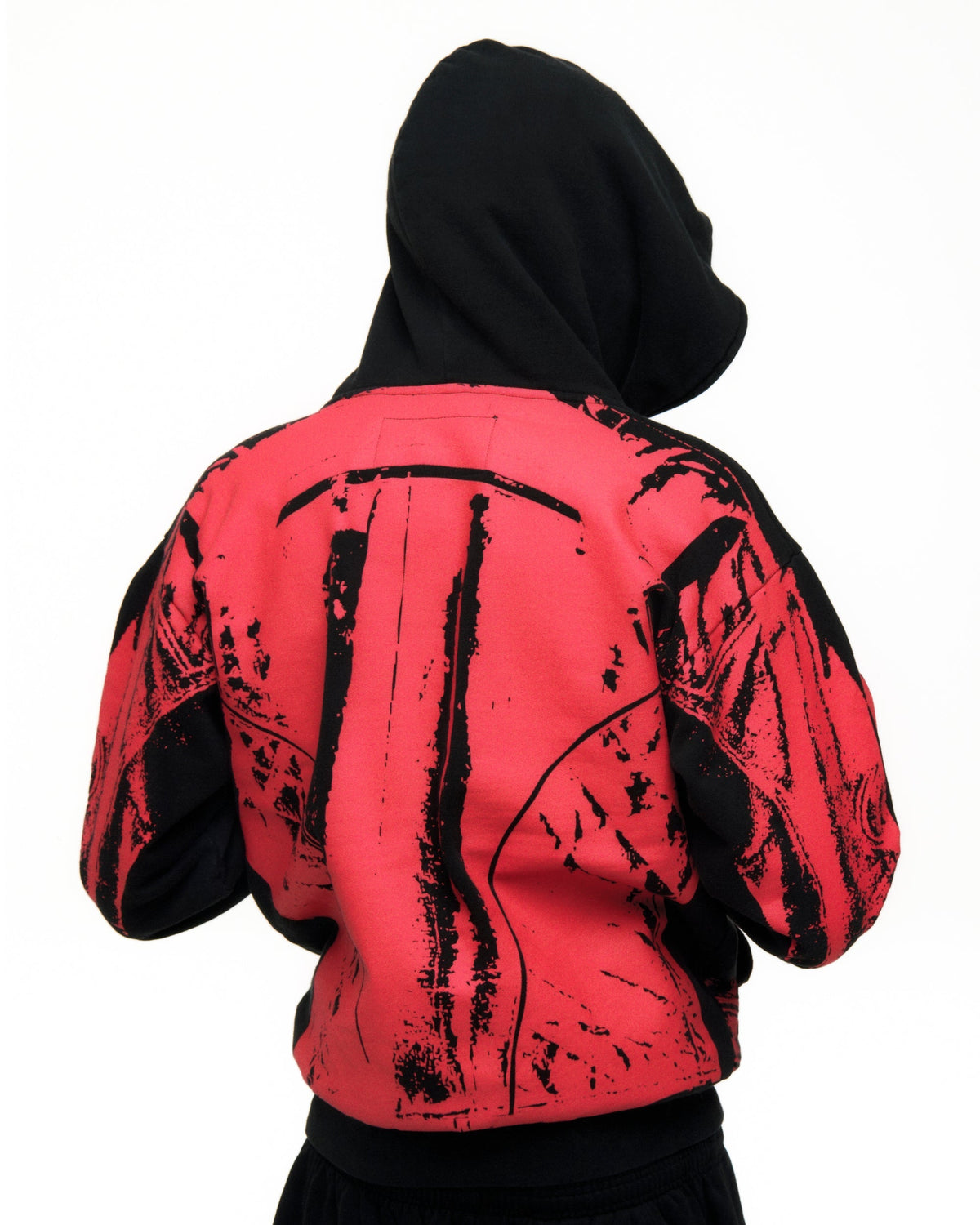 Sp5der Jp5 Moto Hoodie - Black