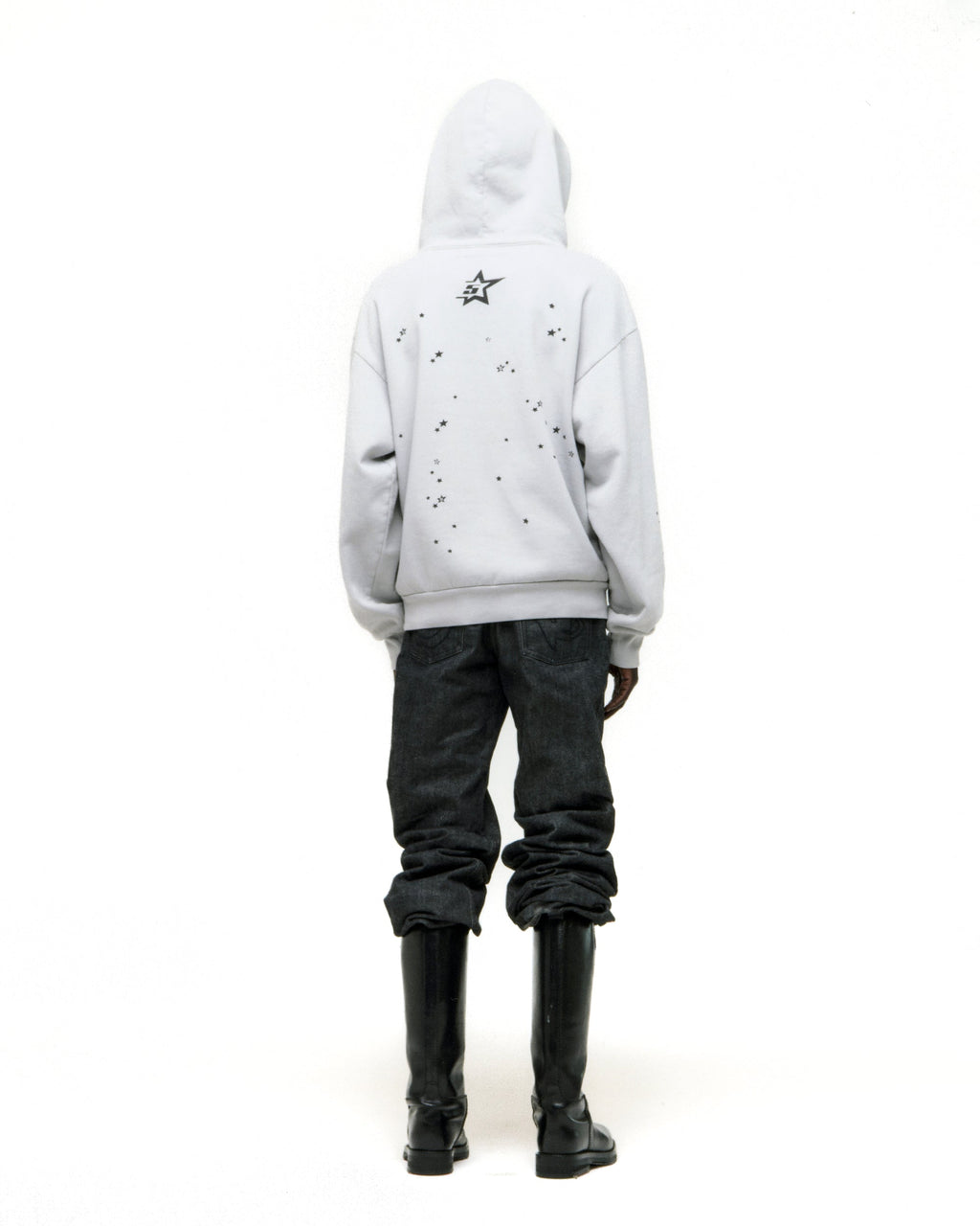 Sp5der Star Girl Hoodie - Sport Grey