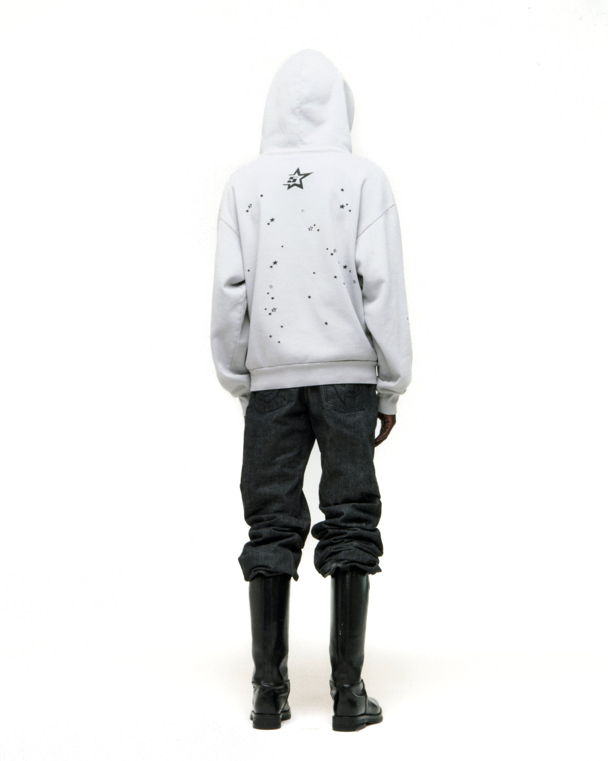 Sp5der Star Girl Hoodie - Sport Grey