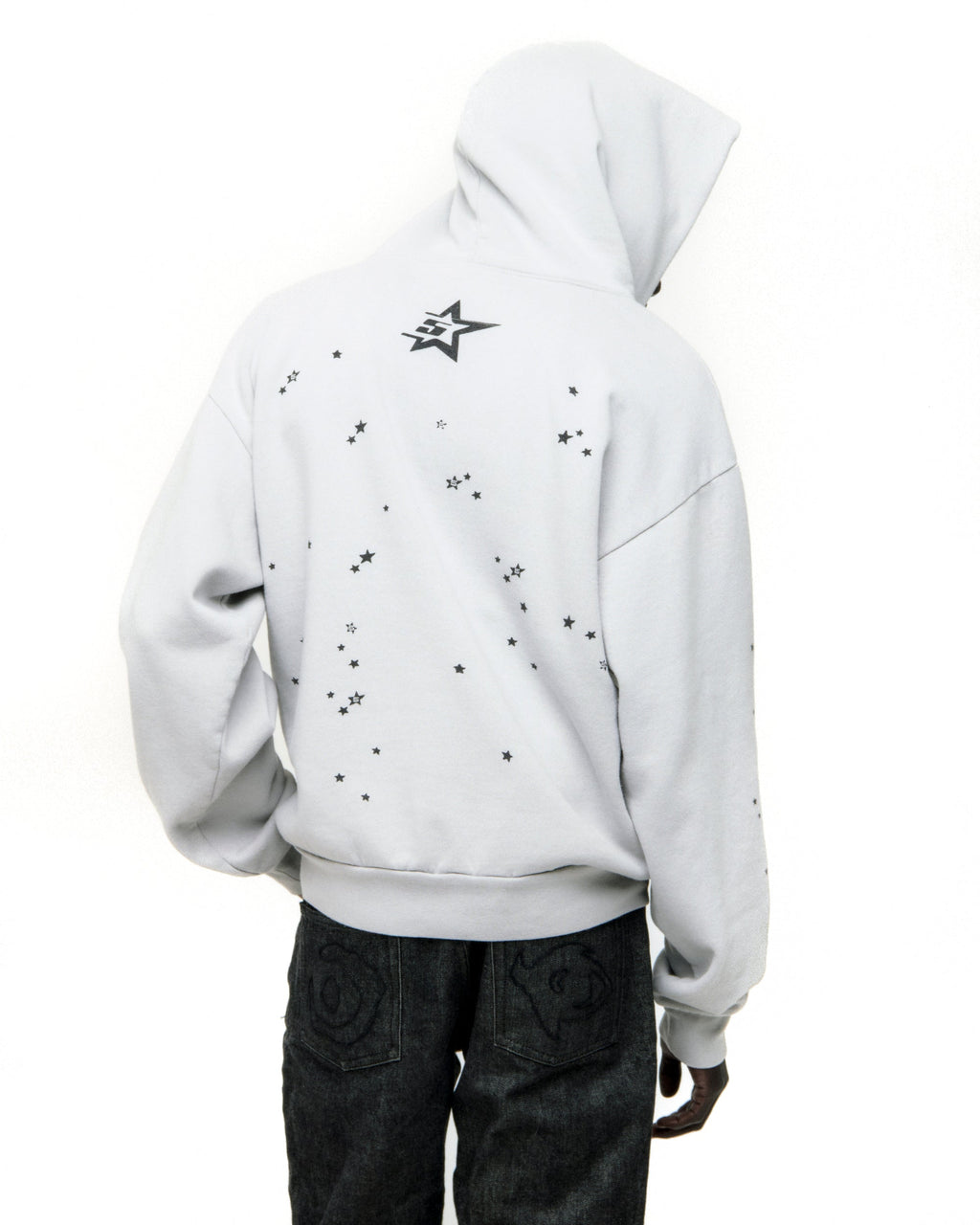 Sp5der Star Girl Hoodie - Sport Grey
