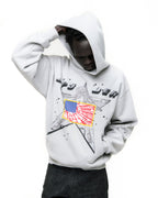 Sp5der Star Girl Hoodie - Sport Grey