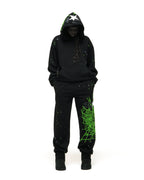 Sp5der Heavy Web Hoodie - Black