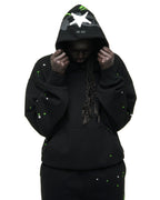 Sp5der Heavy Web Hoodie - Black