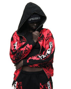 Sp5der Jp5 Moto Hoodie - Black
