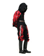Sp5der Jp5 Moto Hoodie - Black