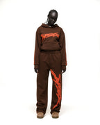 Sp5der Screaming Eagle Hoodie - Brown