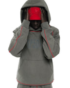 Sp5der Archive Contrast Hoodie - Slate Grey