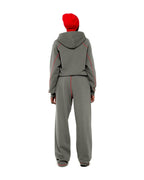 Sp5der Archive Contrast Hoodie - Slate Grey