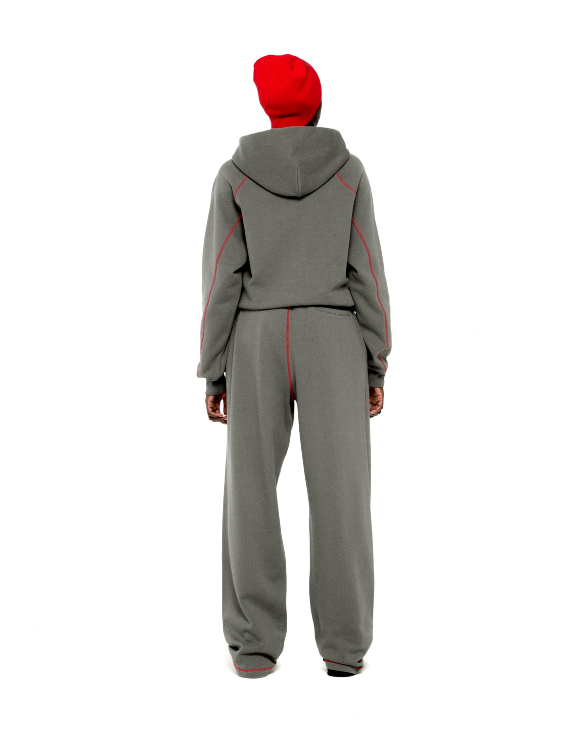 Sp5der Archive Contrast Hoodie - Slate Grey