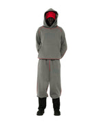 Sp5der Archive Contrast Hoodie - Slate Grey