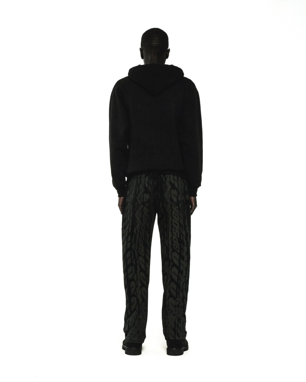 Sp5der Ca$h Og Web V2 Rhinestone Zip Hoodie - Black