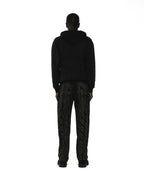 Sp5der Ca$h Og Web V2 Rhinestone Zip Hoodie - Black