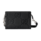Gucci Jumbo GG Mini Leather Bag – Black