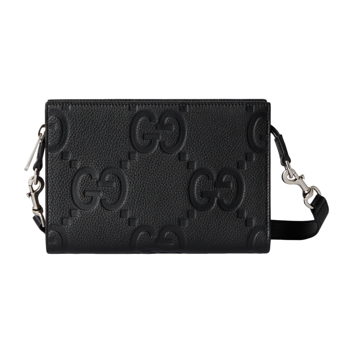 Gucci Jumbo GG Mini Leather Bag – Black